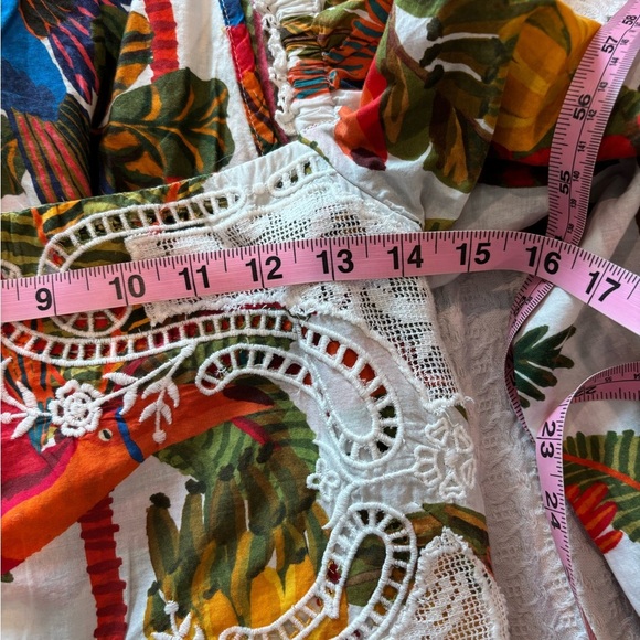 Anthropologie Farm Rio Forest Birds size Small - Picture 11 of 15